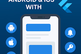 develop a professional flutter mobile app for android