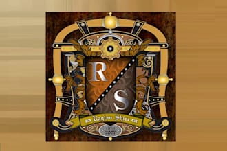 create unique bishop, family crest, heraldic logo or coat of arms