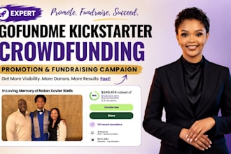do expert gofundme kickstarter crowdfunding promotion fundraising campaign
