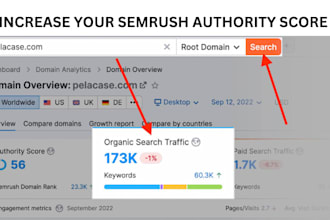 increase semrush authority up to 50