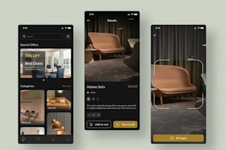 build ar furniture app, virtual home decor app