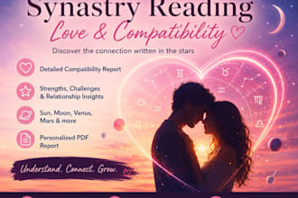 do your astrology compatibility and synastry chart reading