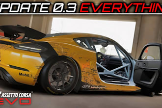 make whole custom car for assetto corsa x 3d model, livery, physics, addons x