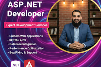 develop fullstack web apps with angular and asp dot net