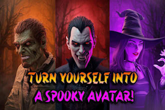 turn your photo into a spooky 3d halloween avatar