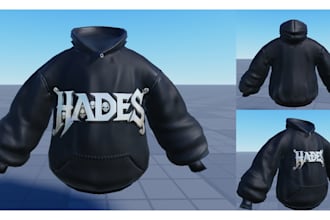 create roblox ugc items with high quality 3d design