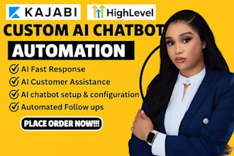 integrate kajabi,gohighlevel with ai chatbot, landbot customer livechat,chatgtp