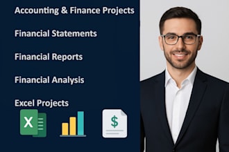 provide financial analysis, excel projects, and accounting tasks