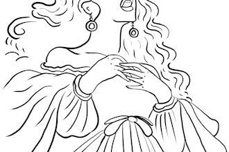 draw a line art for you