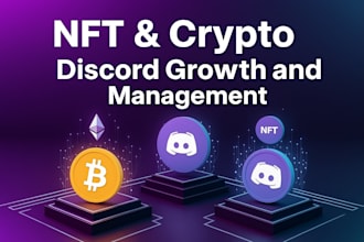 promote and manage your crypto, nft discord server marketing
