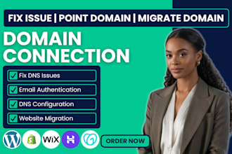 point,connect or transfer domain to shopify squarespace wordpress, fix dns issue