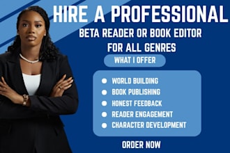 beta read your critique fantasy romance horror mystery, beta reader book reading