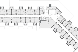 clean, enhance your dwg architectural plans and convert to svg, PDF or jpg