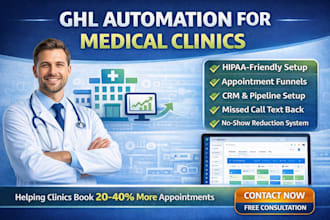 setup gohighlevel automation, workflow, funnel and ghl CRM