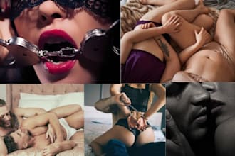 write bdsm erotic kinky story, gothic romance novel, fanfiction, lgbt, fantasy