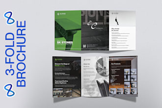 design bifold, trifold brochure and catalog