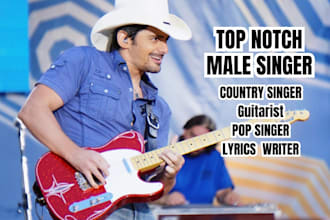 be your male pop singer christian worship singer rock singer acoustic guitarist