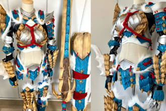cosplay creation  prop convention 3d mask commission sewing weapon  accesories