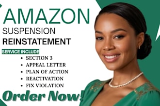 reinstate suspended amazon account, amazon poa appeal, fix section 3 suspension