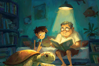 children story book illustration, children story book