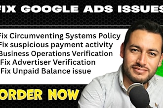 fix google ads suspension account due to circumventing system policy violation