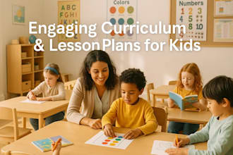 design engaging children curriculum, storybook and lesson plan