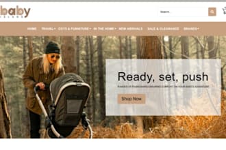 build wix baby diapers website baby care product baby boutique website