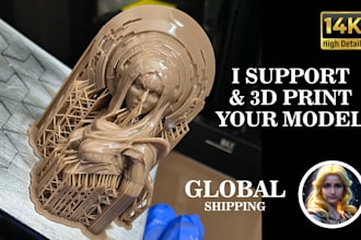 support and 14k resin 3d printing for your models