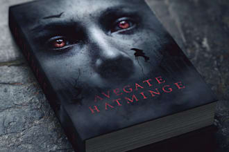 design crime, horror, fantasy, sci fi, mystery book cover