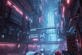 draw sci fi art, concept art, sci fi art illustration