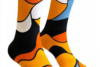 design a unique socks design