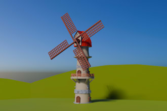 create 3d lowpoly objects