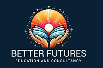 design a custom logo for your tutoring  online education