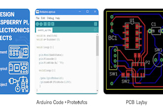 design arduino, raspberry pi, or custom electronics projects
