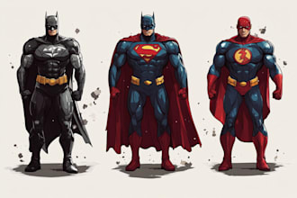 make  a superhero comic