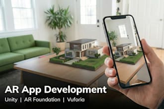 develop ar apps in unity using ar foundation or vuforia