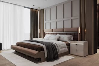 craft luxury master bedroom,realistic interior rendering,furniture design,lumion