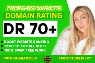 boost increase ahrefs DR domain rating