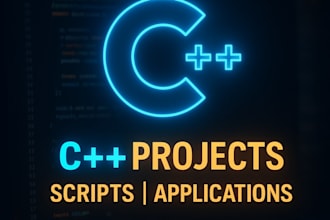 develop cpp programs, scripts, and complete projects