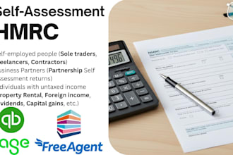 prepare and file UK self assessment or personal tax return