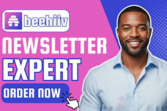setup migrate update beehiiv newsletter beehive landing page website design