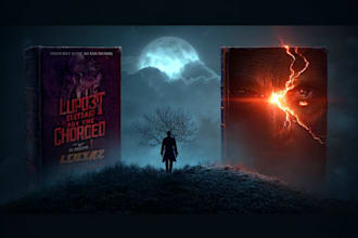 design professional horror book cover or ebook cover