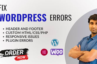 fix wordpress issues in your website
