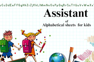 do alphabetical writing sheet for kids