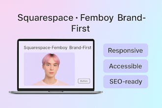 design a high converting squarespace femboy website that converts