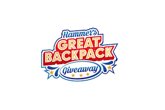 design fun inviting school backpack giveaway event logo