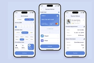 develop appointments, booking website with a mobile app developer appointments