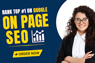 do website onpage seo and technical optimization for top google ranking