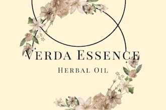 design a modern herbal and organic logo