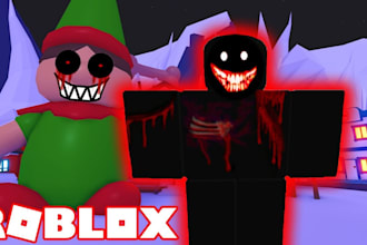 create roblox halloween game, jump scare and survival game